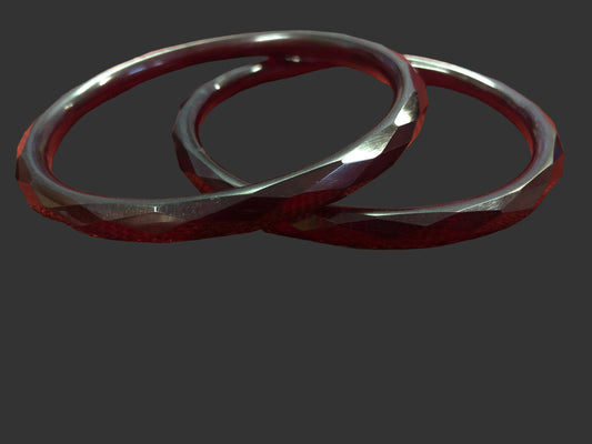 Bakelite Cherry Juice Bangle - Vintage