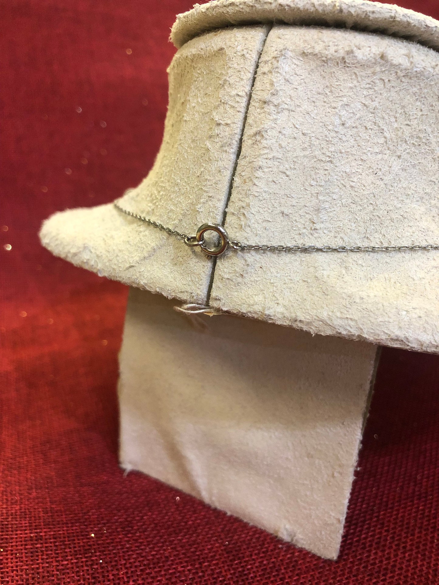 Alice Caviness Sapphire Crystal and Silver Roundels on Chain Necklaces with Dangling Earrings - Sold As A Set