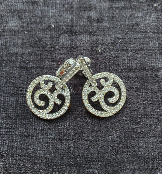 Swarovski Crystal Clip On Earrings - Perfect Wedding Jewelry