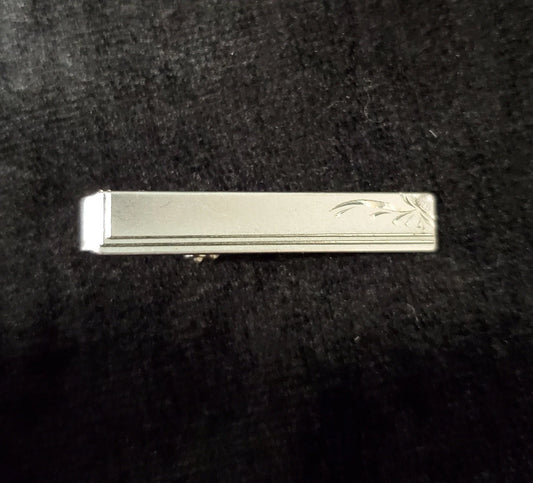 Simple Silver Tie Clip