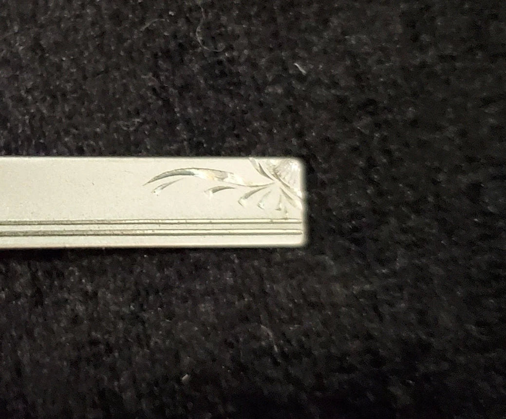 Simple Silver Tie Clip