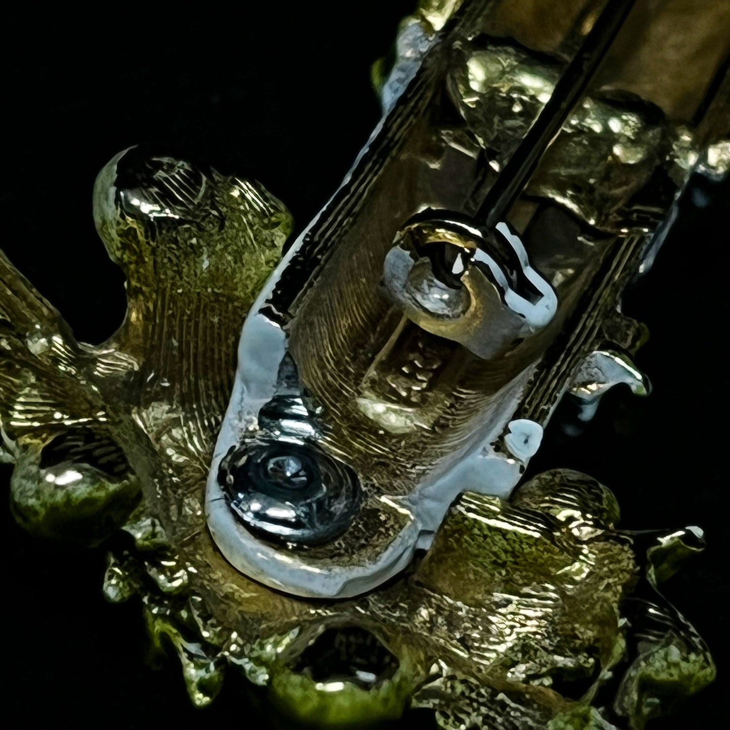 ART Christmas Candle Brooch/Pin