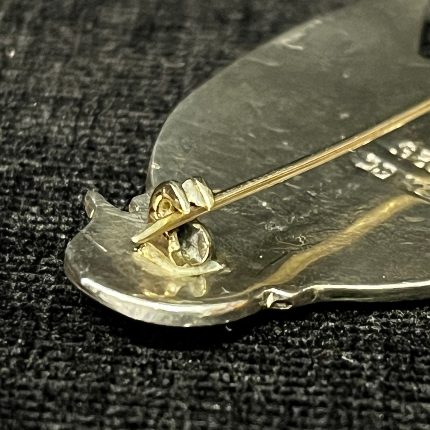 Taxco Sterling Silver Shell Penguin Pin/Brooch - 925 Silver Mexico