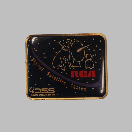 Vintage RCA Satellite System Lapel Pin