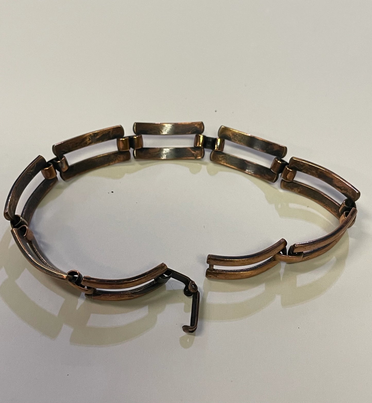 Copper Linked Rectangle Bracelet - Bracelet for good Health