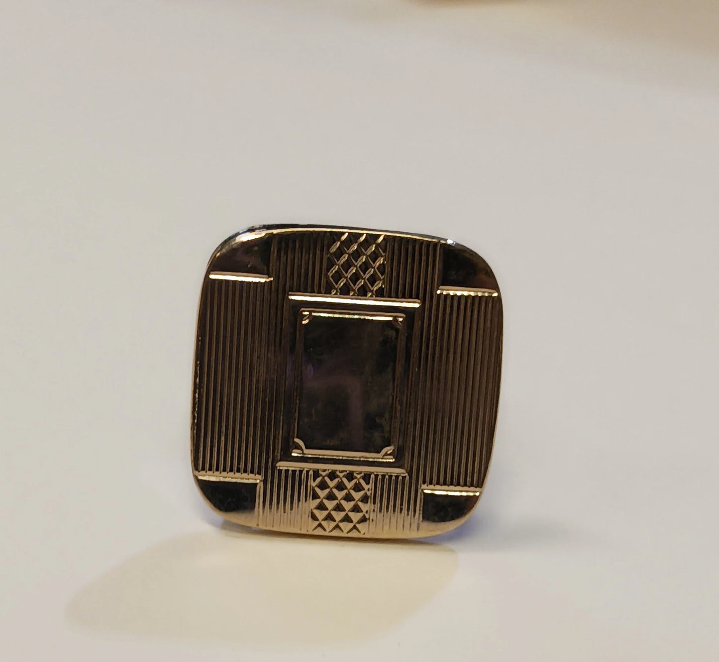Gold Plated Art Deco Style Cuff Links - Cuff Links for the Man in the Know