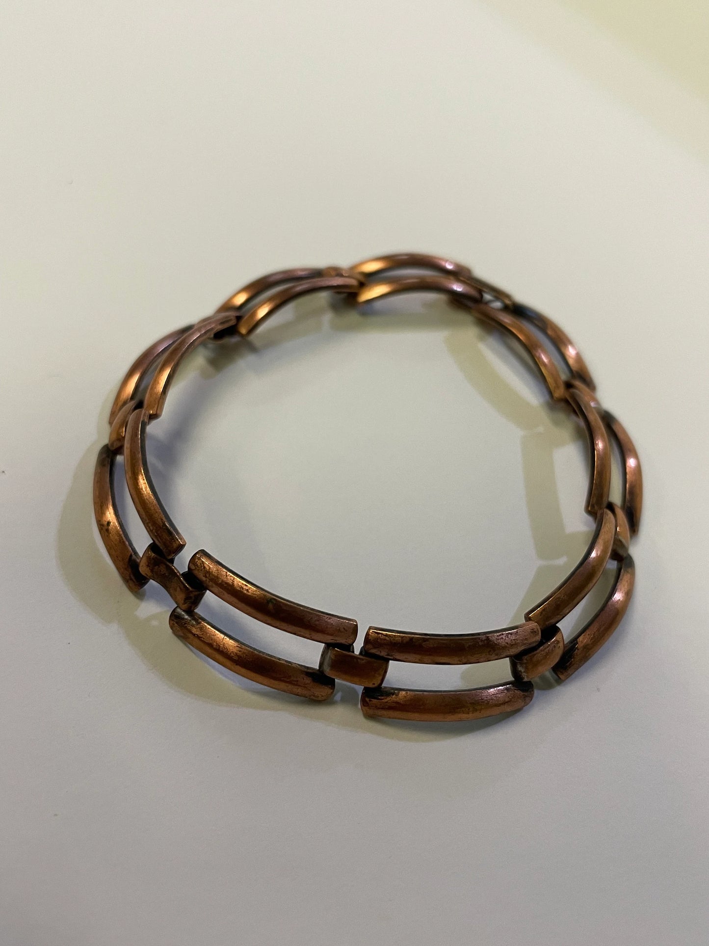 Copper Linked Rectangle Bracelet - Bracelet for good Health