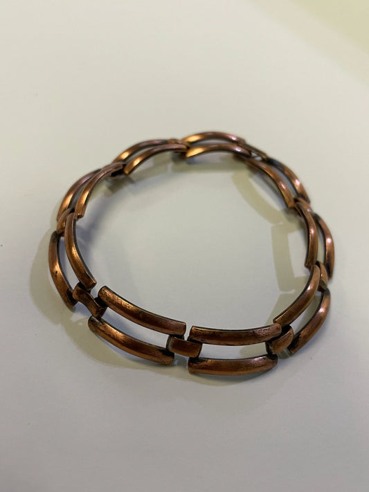 Copper Linked Rectangle Bracelet - Bracelet for good Health