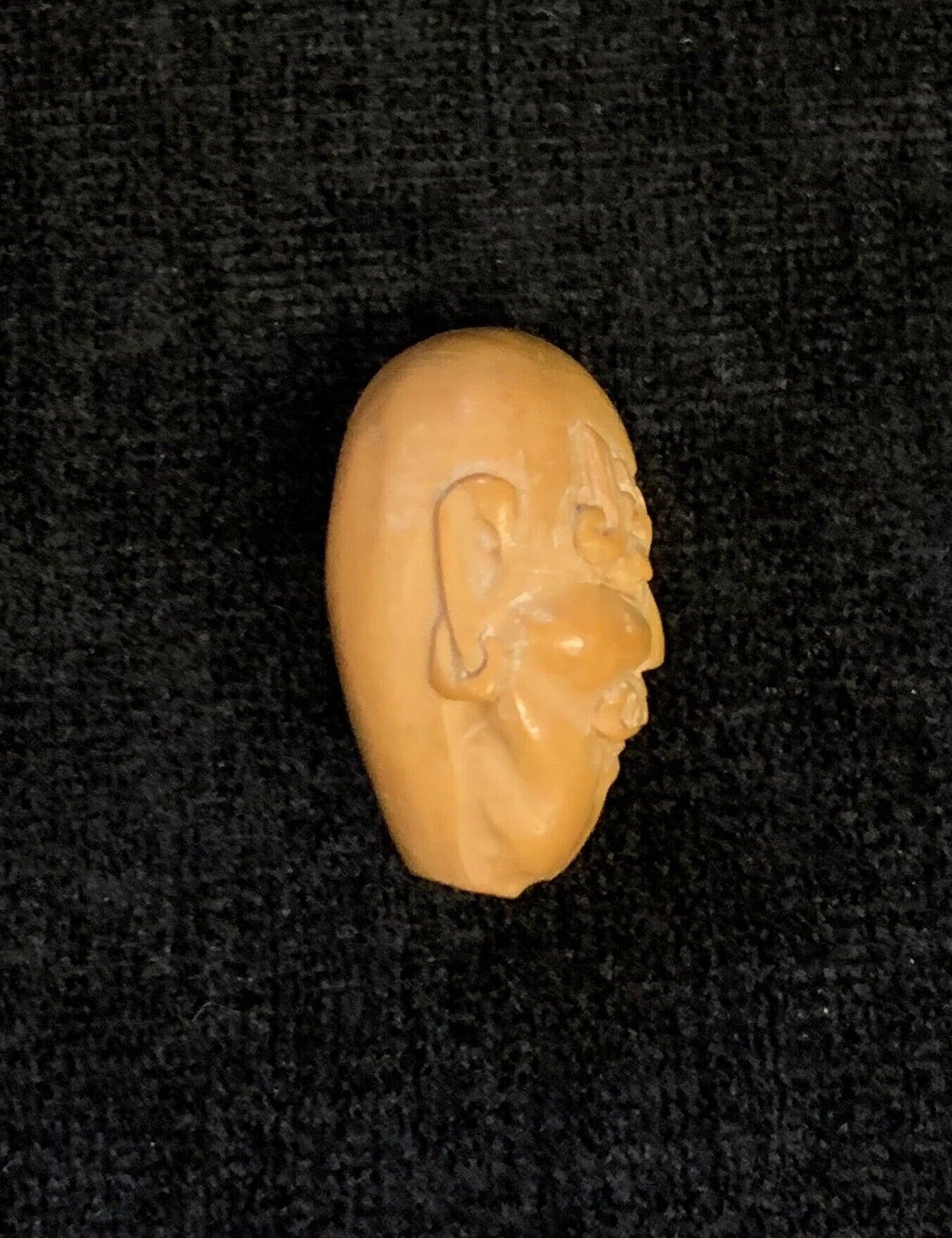 Handmade Olive Nut Mala Bead - Vintage Prayer Bead