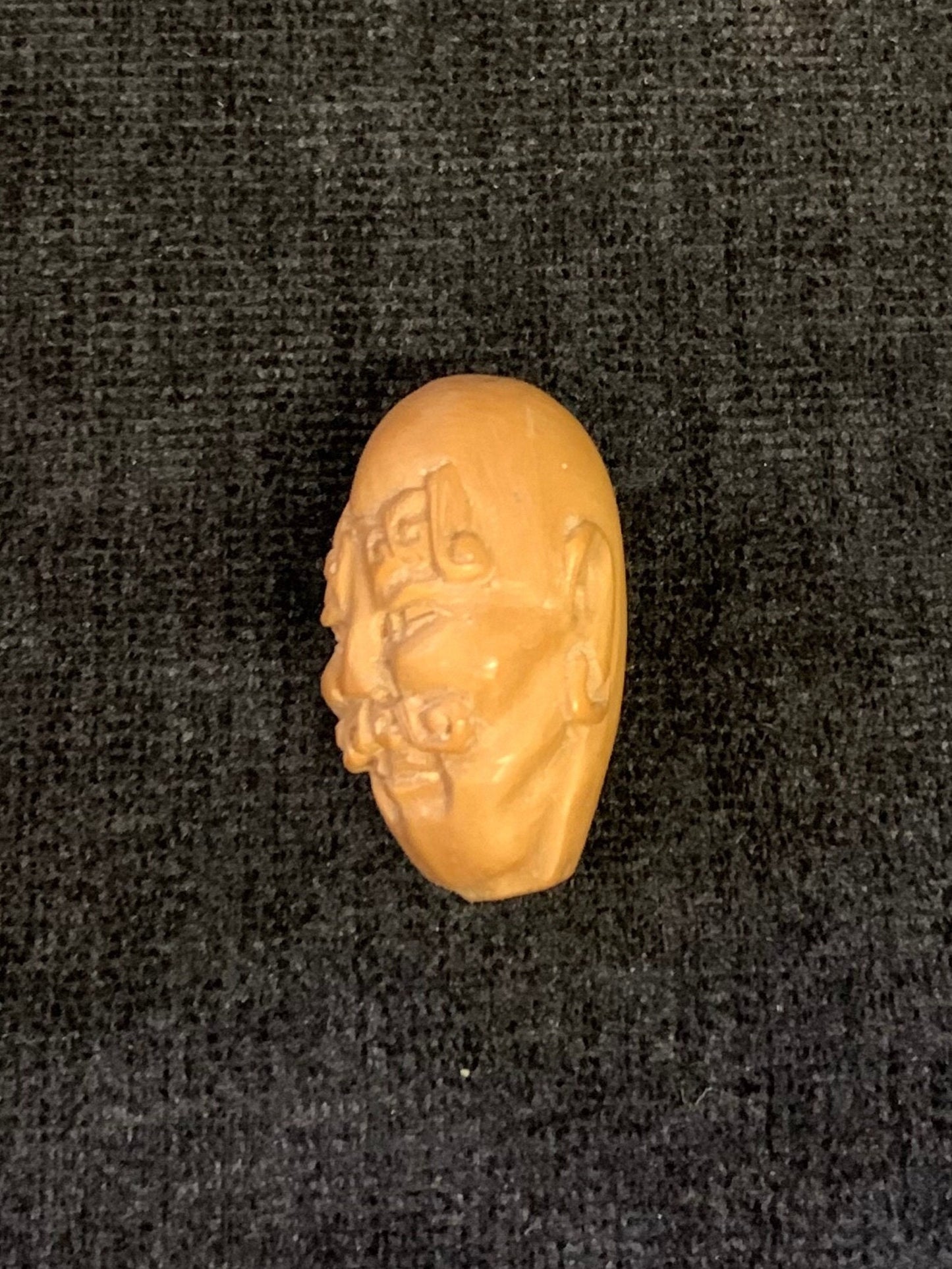 Handmade Olive Nut Mala Bead - Vintage Prayer Bead