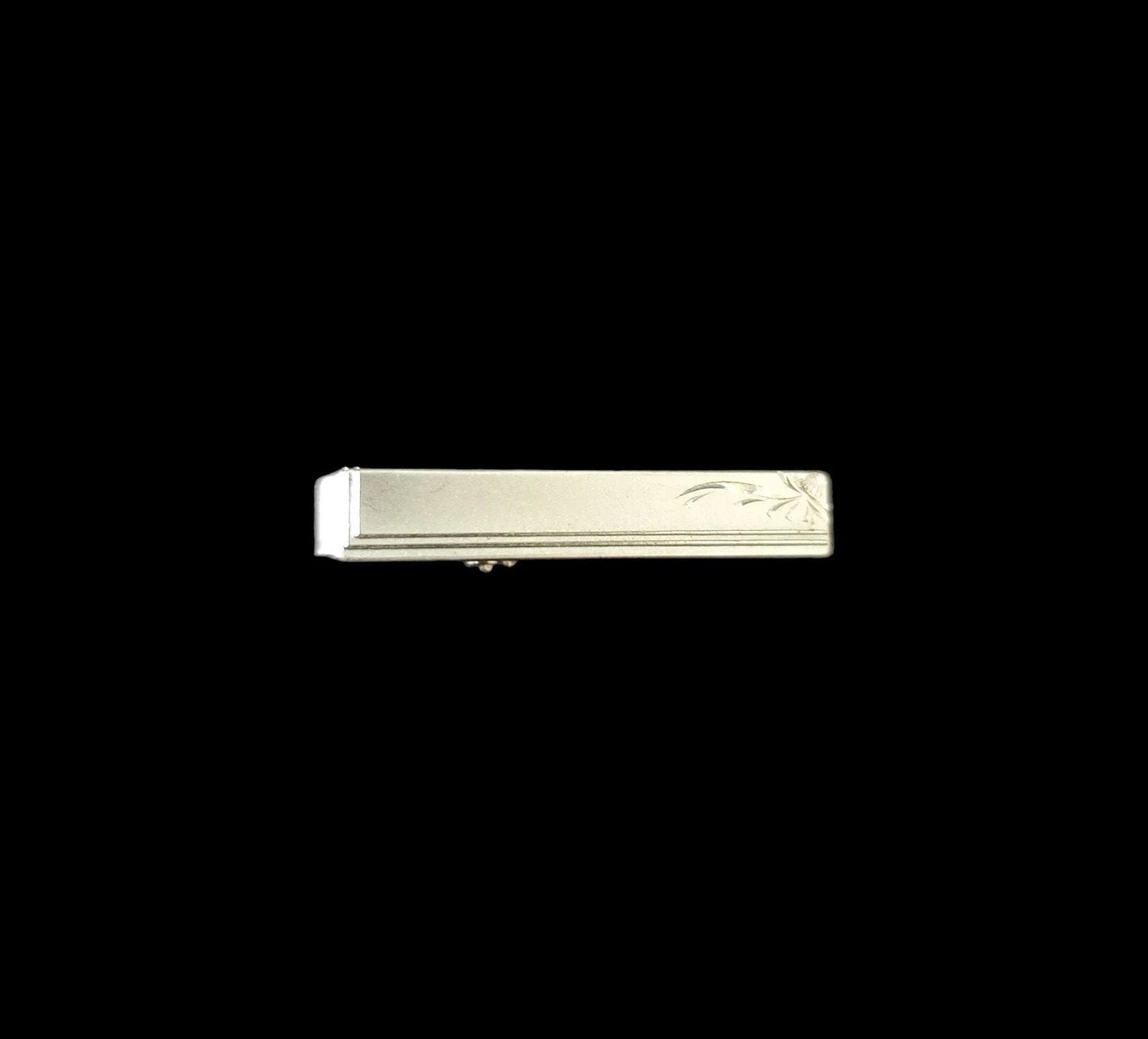 Simple Silver Tie Clip