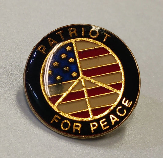 Patriot for Peace Pin