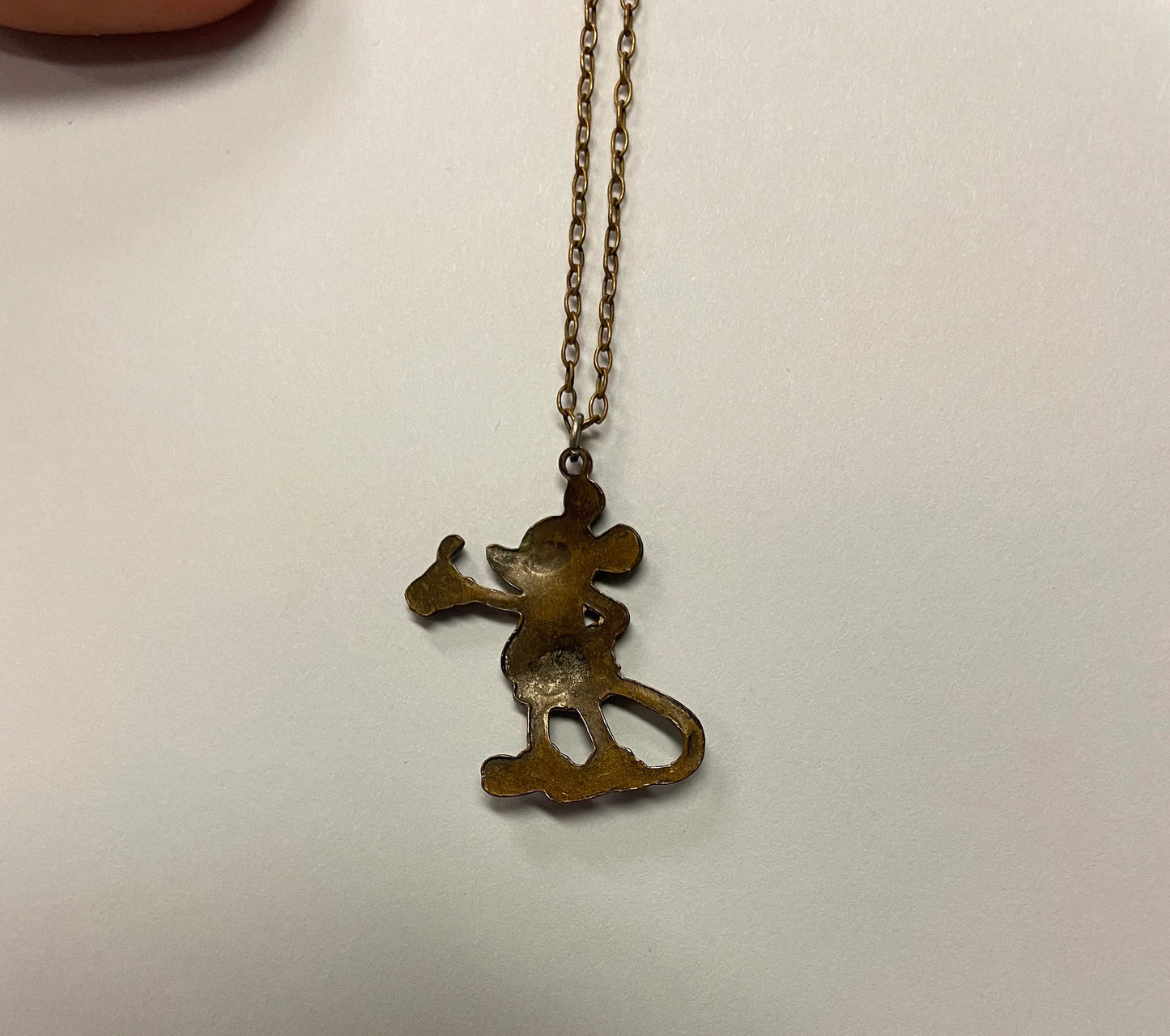 Mickey Mouse Necklace on Fine Chain - Disney Collectible Necklace - Collect Mickey Mouse -