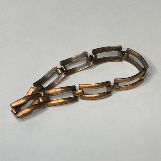 Smoky Copper Link Bracelet