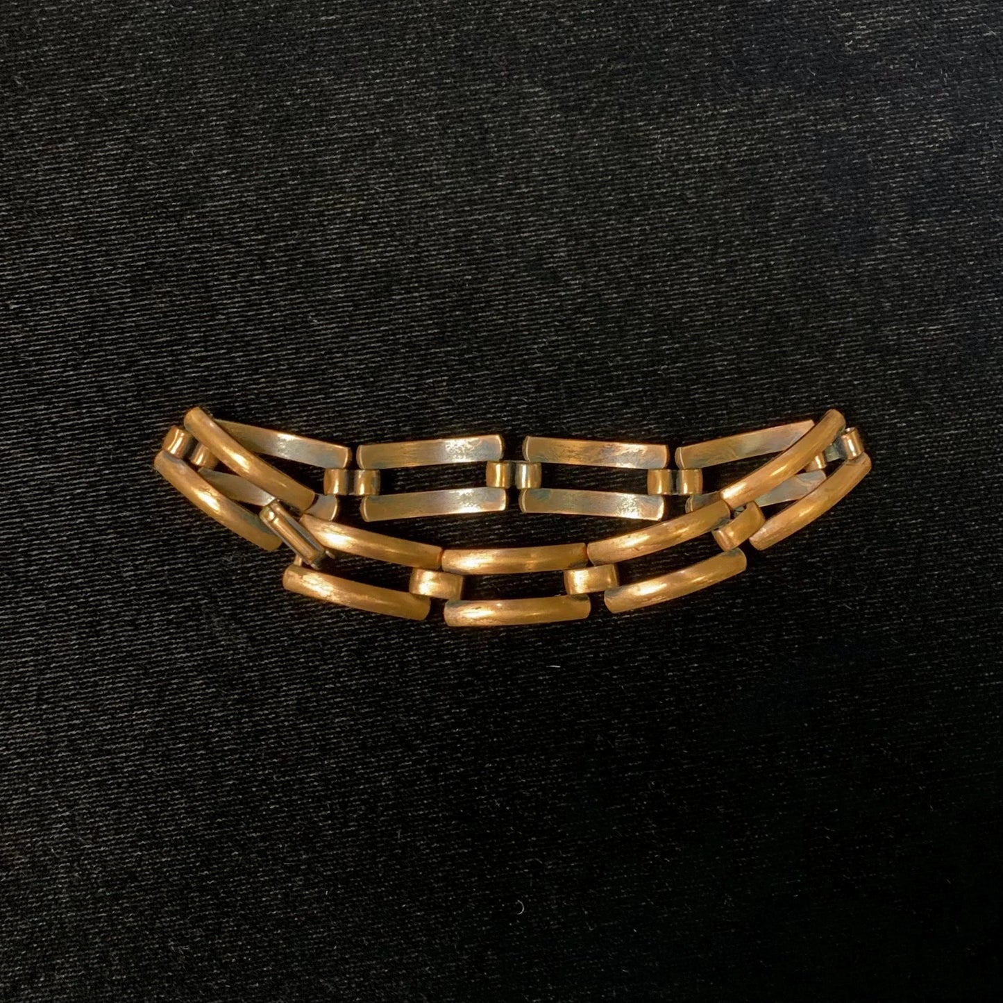 Smoky Copper Link Bracelet